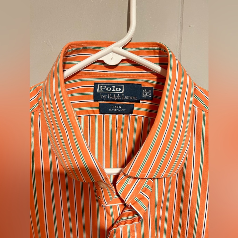XL Polo by Ralph Lauren Regent Custom Fit Dress Shirt